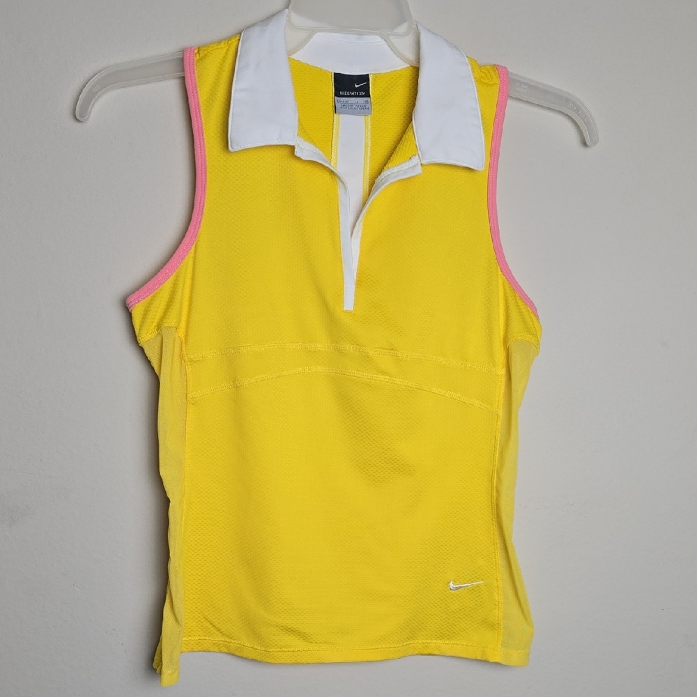 Nike Vibrant Yellow Sleeveless Top